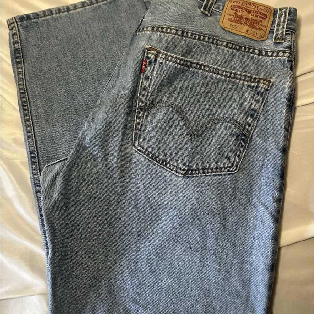 Levi's Men's 505 Jean Regular Fit Straight Leg 38 X 30